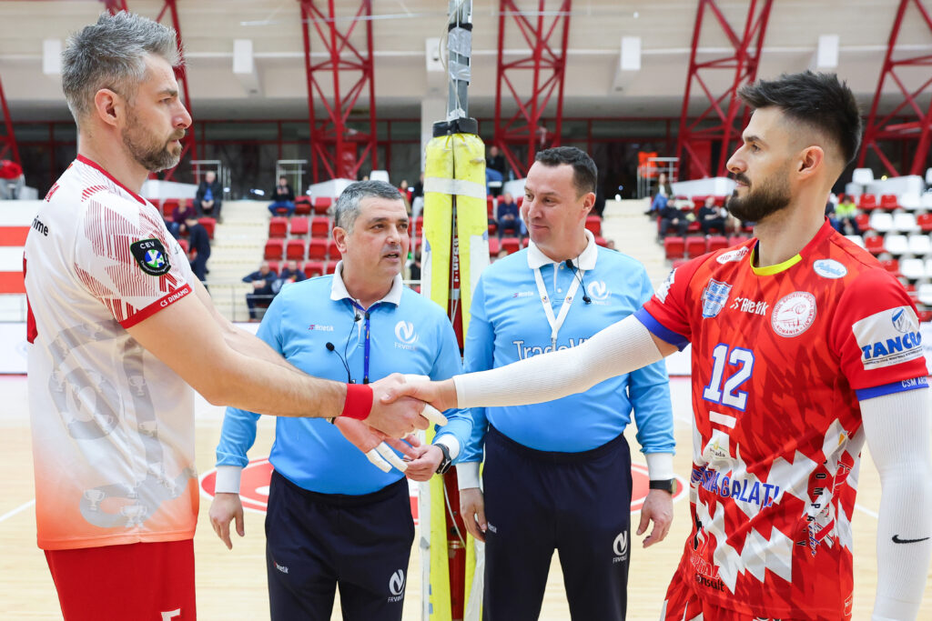 Meciul decisiv începe: Dinamo București – Arcada Galați în finala voleiului masculin