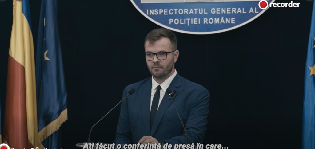 Atac Poliției la libertatea presei: ancheta Recorder „destabilizează instituțiile