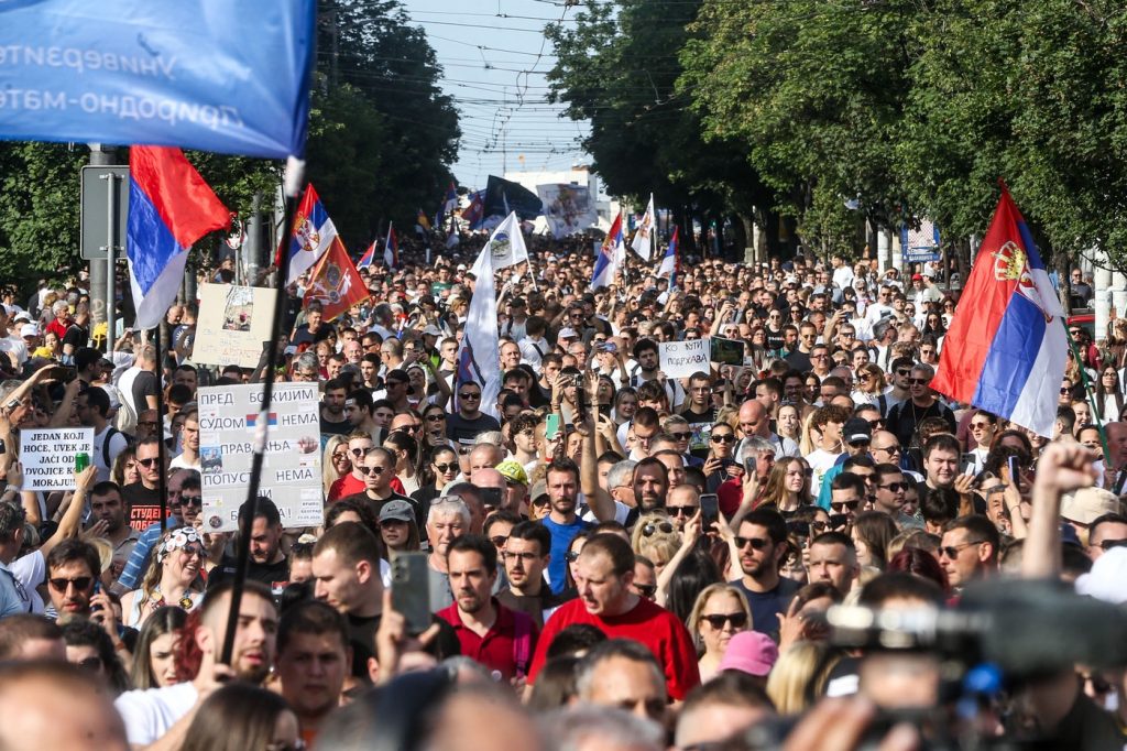 Protest anti-Vucic la Belgrad: organizatorii anunță o prezență uriașă