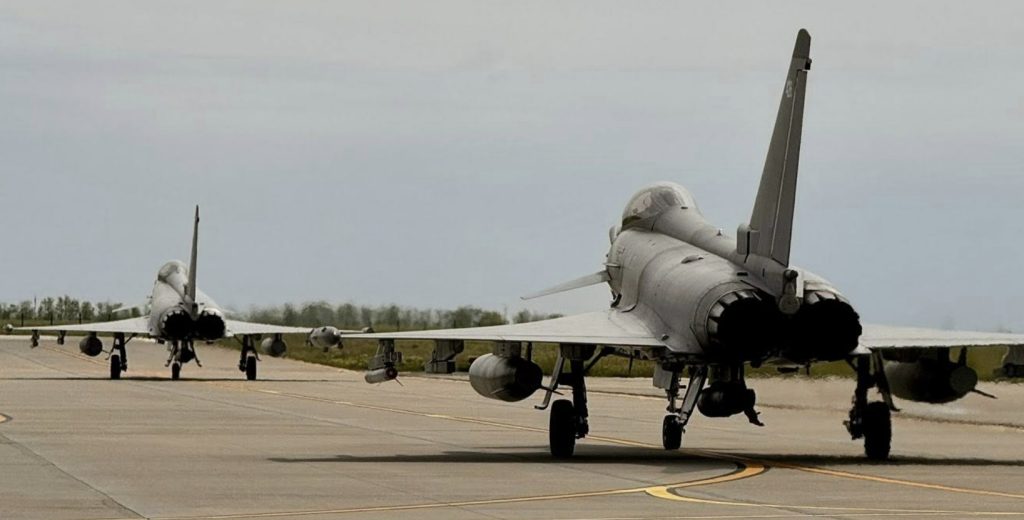 Atac rus lângă România: Avioane britanice Eurofighter ridicate de la Borcea