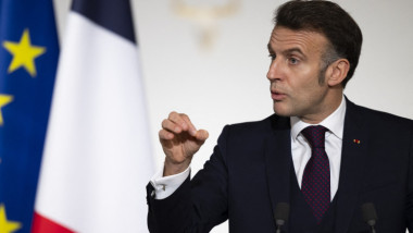 Macron: Ucraina are o capacitate „uimitoare” de producţie a dronelor