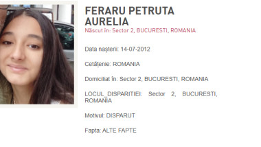 Fată de 13 ani din Sectorul 2, dată dispărută: mesaj Ro-Alert emis