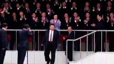 Liderul nord-coreean Kim Jong Un, față în față cu delegația din Coreea de Sud