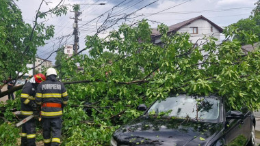 Ploile torențiale și vijeliile fac ravagii: 15 județe și Bucureștiul afectate