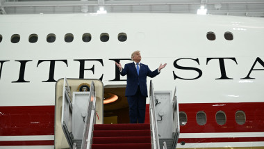 SUA primesc noul Air Force One donat de Qatar: Primele imagini cu aeronava lui Trump