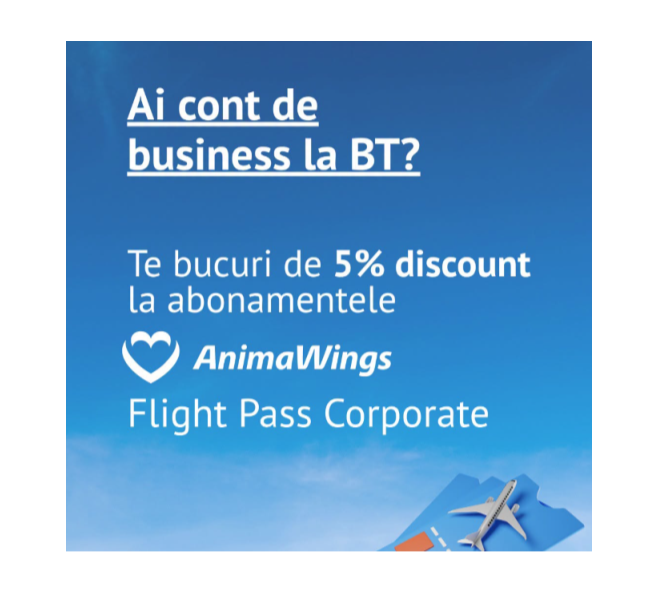 Banca Transilvania și AnimaWings: parteneriat cu beneficii clienților