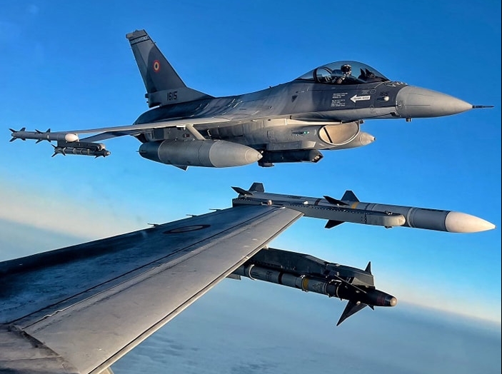 Dronă doborâtă de F-16 românesc: primele detalii de la MApN