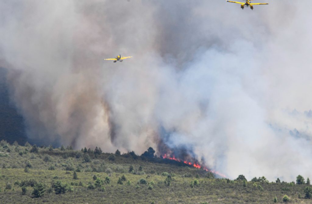 Incendiu devastator în nordul Madridului, deja 13.000 de hectare arse