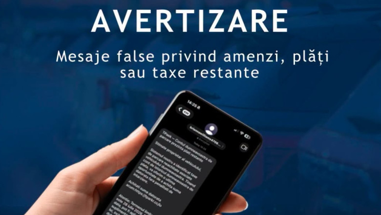 Fraudă SMS cu taxe de parcare false: avertisment DNSC