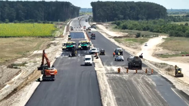 Lucrările la A0 Nord, în avans: 68% stadiul actual
