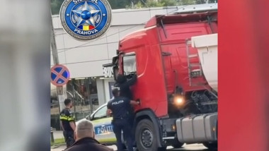 Șofer de TIR în criză: Intervenție dramatică a trupelor speciale pe DN1