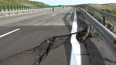 Drum surpat pe A10 Sebeș-Turda, circulația restricționată