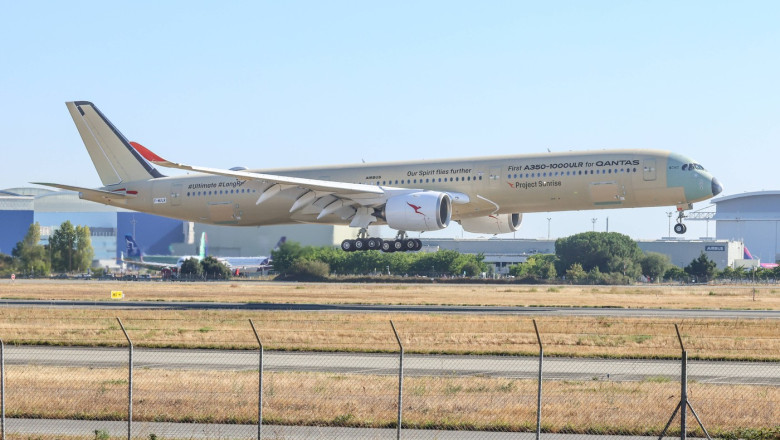 Record. Un Airbus A350-1000ULR a aterizat în Franța, după un zbor de 24 de ore și 24 de minute de la…