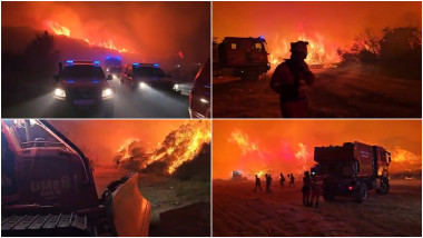 Incendiu devastator în Spania: 12.000 hectare distruse, un bărbat arestat