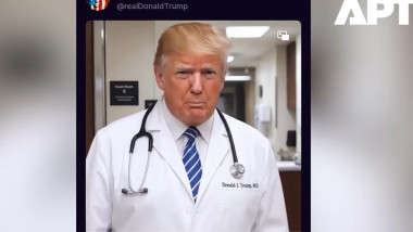 Preşedintele SUA lansează un videoclip IA în care se vindecă vedetele de „sindromul delirant anti-Trump”