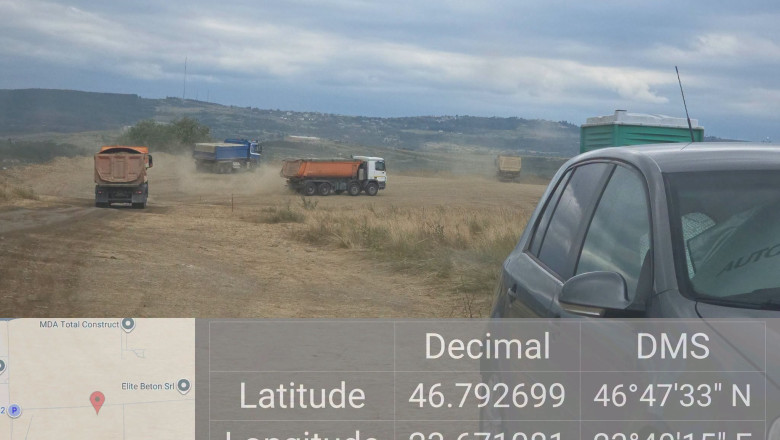Garda de Mediu a descoperit al cincilea depozit ilegal de material excavat în judeţul Cluj. Amenda aplicată