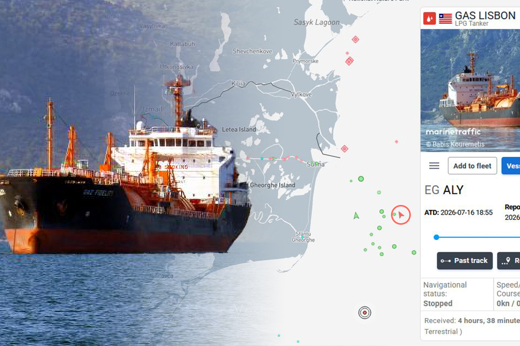Explozie pe un petrolier în Marea Neagră, în apropiere de Sfântu Gheorghe. „Nava a fost lovită”, spune Nicușor Dan / Ce se știe până acum