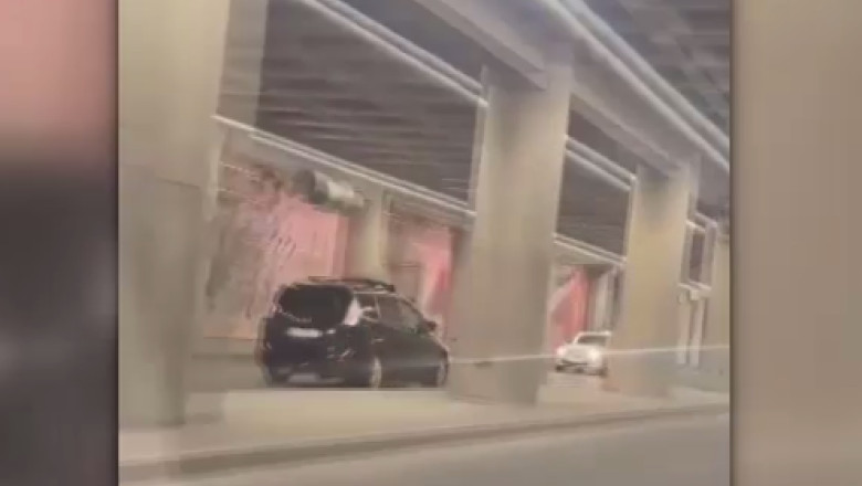 Șofer filmat în timp merge pe contrasens într-un pasaj din Timișoara