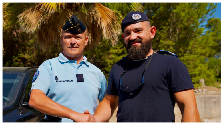 Jandarm român pe Coasta de Azur, alături de forțele franceze