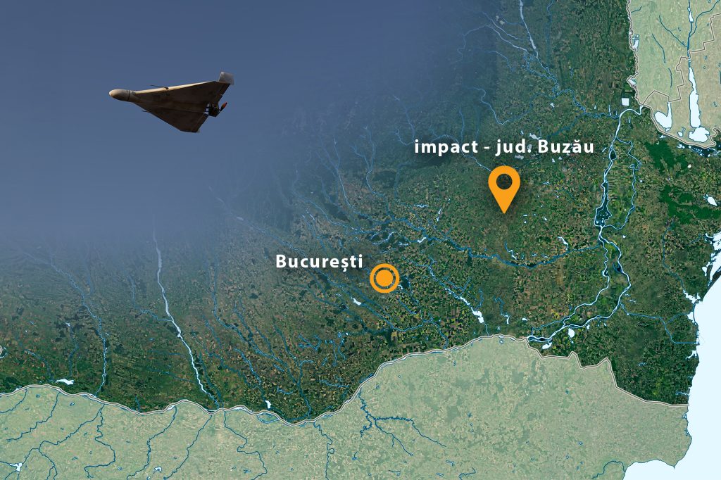 Prima dronă românească doborâtă: a zburat 200 km și a căzut