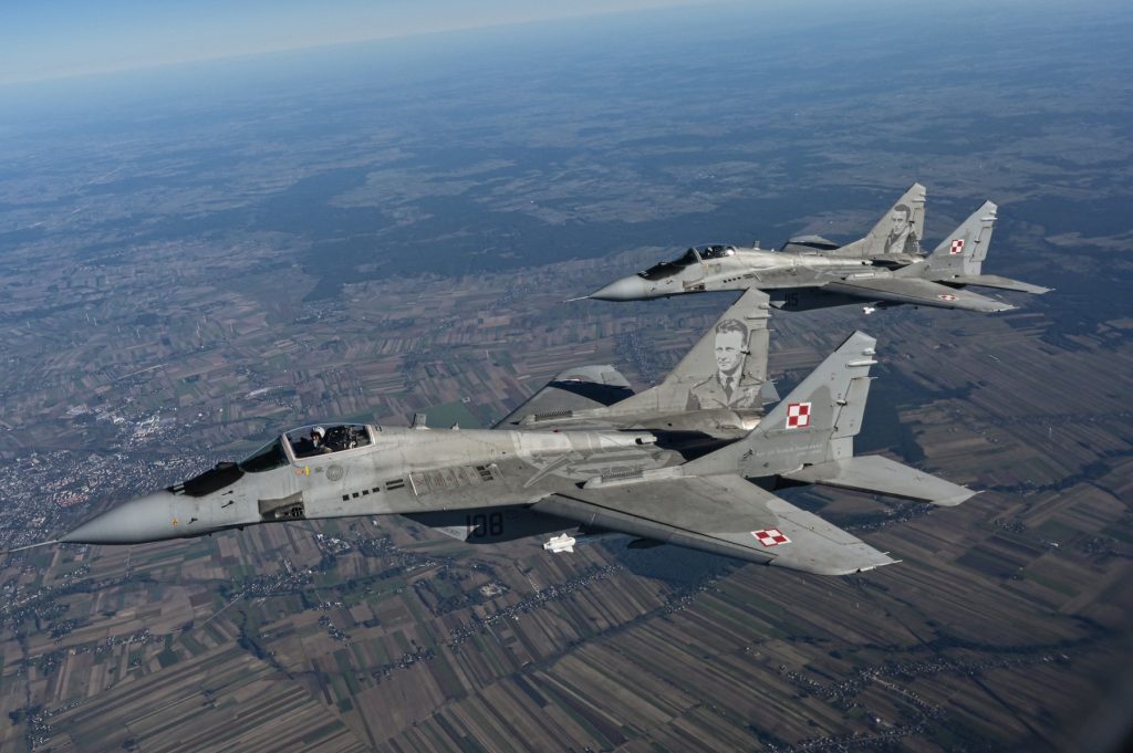 Două F‑16 poloneze interceptă IL‑20 rusesc fără plan și transponder