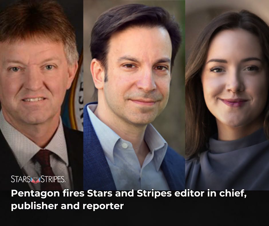 Trei jurnaliști ai publicației militare Stars and Stripes, inclusiv redactorul-șef, concediați de Pentagon