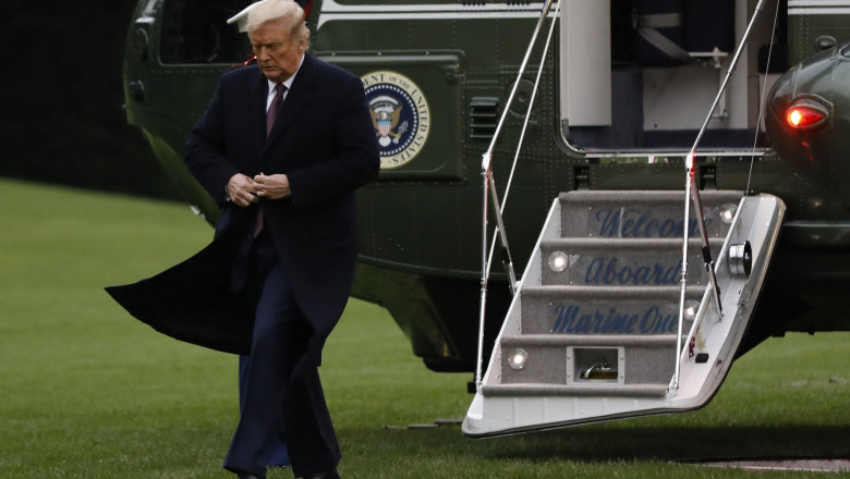 Elicopterul lui Donald Trump aproape lovit avion linie; investigație