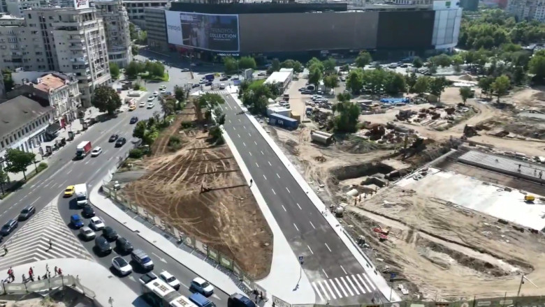 Lucrările de la planșeul Unirii: drumul care leagă Splaiul Unirii de Blv. Corneliu Coposu va fi deschis…