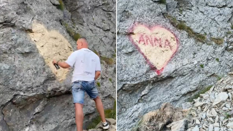 „Anna, ţine-ţi prostul acasă!”. Val de reacții după ce un bărbat a desenat o declarație de dragoste pe o…