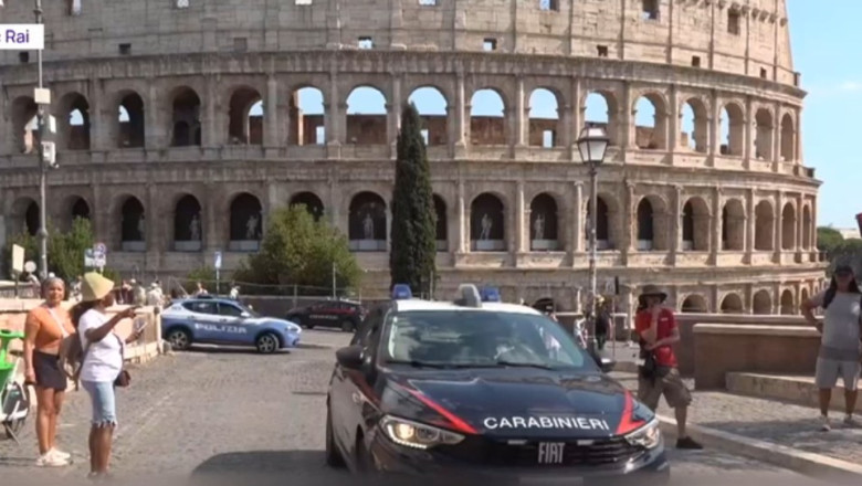 Colosseum: român arestat în Italia după ce a bătut doi carabinieri