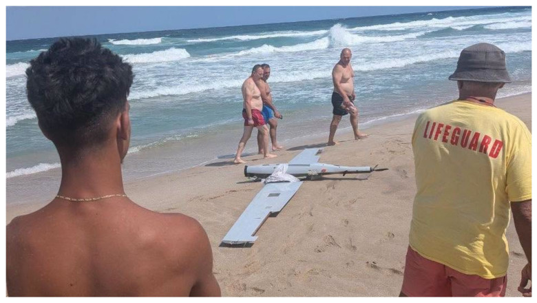 Dronă rusească posibilă găsită pe malul Mării Negre, lângă Primorsko