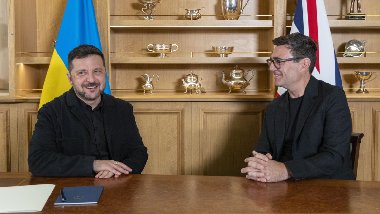 Andy Burnham la Kiev: Marea Britanie livrează planuri rachete Ucrainei