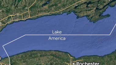 Video Google Maps a redenumit Lacul Ontario în urma decretului lui Trump privind „Lake America”