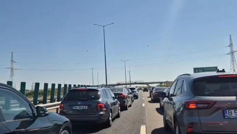 Carambol cu șapte maşini pe A2, în judeţul Constanţa. Traficul rutier a fost restricţionat pe sensul spre…