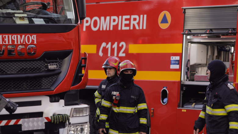 Explozie și incendiu în salon Iași: foc pus intenționat
