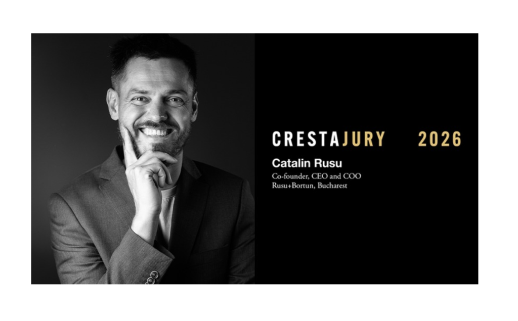 Cătălin Rusu în juriul festivalului global de creativitate Cresta Awards 2026