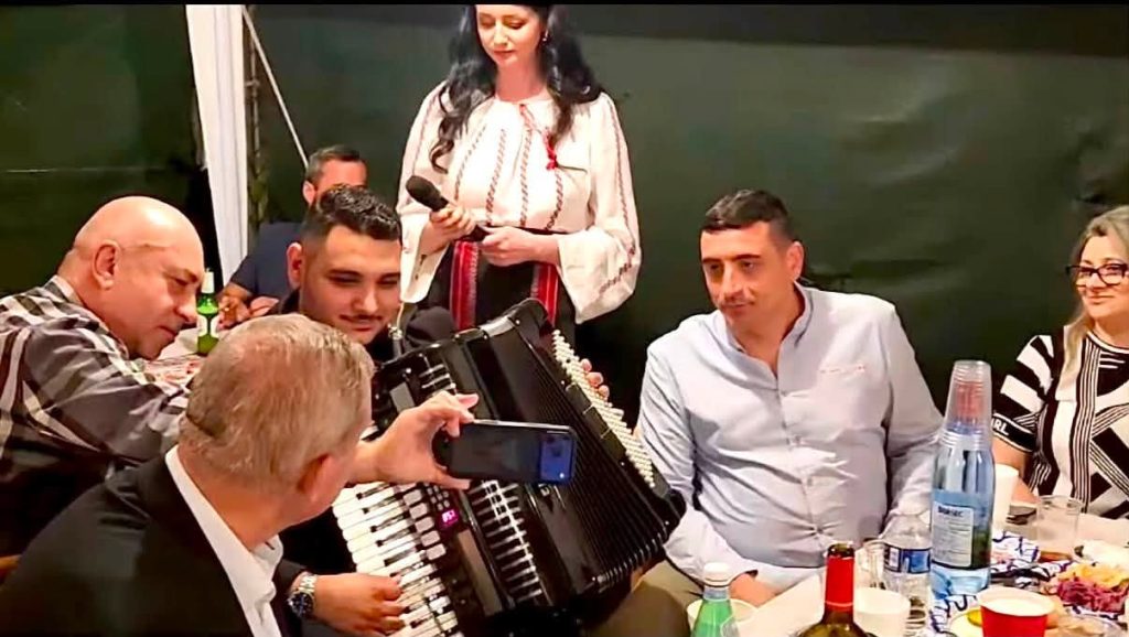 George Simion și locotenentul Miron Cozma: imagini de la petrecerea SUA