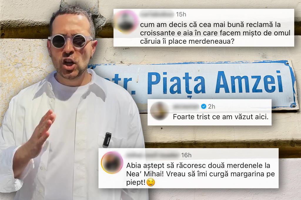 Războiul untului cu margarina. Dezbaterea stârnită de atacul co-fondatorului „Mița biciclista” la patronul merdenelei din Piața Amzei. „Nu cred că sunt produse pentru o clasă inferioară a societății”