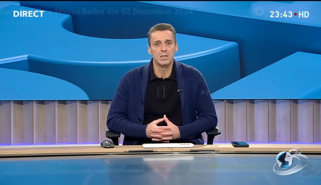 VIDEO. După ce Mircea Badea l-a făcut „analfabet” și„tefelist” în direct la tv, Florin Ristei răspunde printr-un mod mai puțin anticipat: „Să-mi fac analizele de sânge”