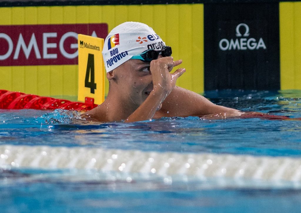 Popovici strălucește la 100m liber: aur european și victorie în Paris