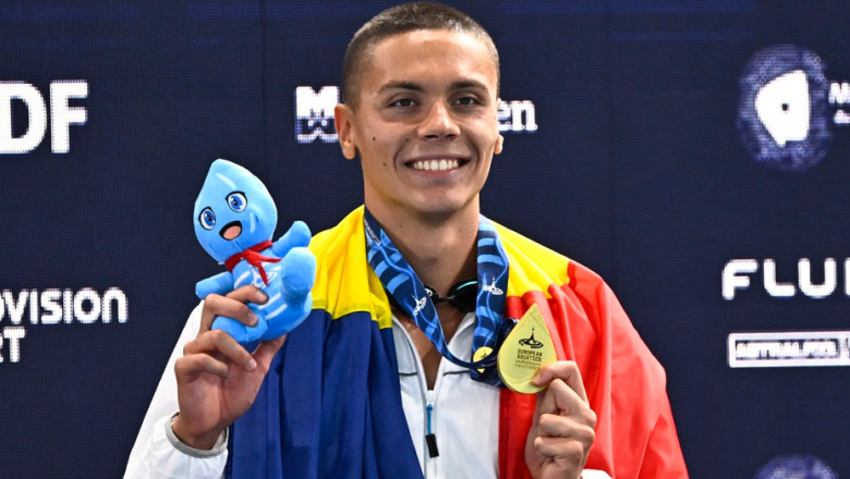 Popovici, campion, strălucește la 100m liber, elogiat de Le Figaro