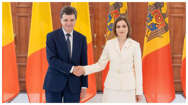 Nicușor Dan la Chișinău: România susține Moldova spre UE
