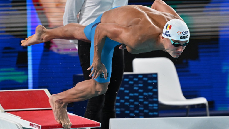 David Popovici califică în finala 100m, setând recordul competiției