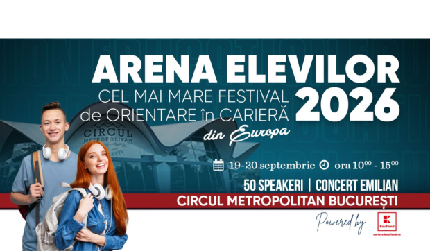 Arena Elevilor 2026: 50 de speakeri arată tinerilor viitorul nu e unic