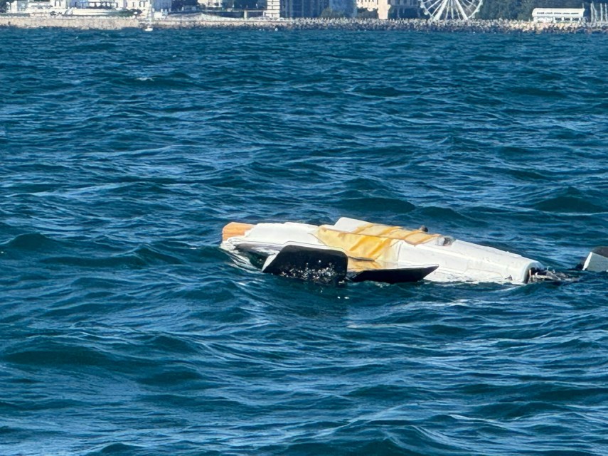Dronă salvată din mare la 1,5 km de plaja Modern, Constanța, MApN