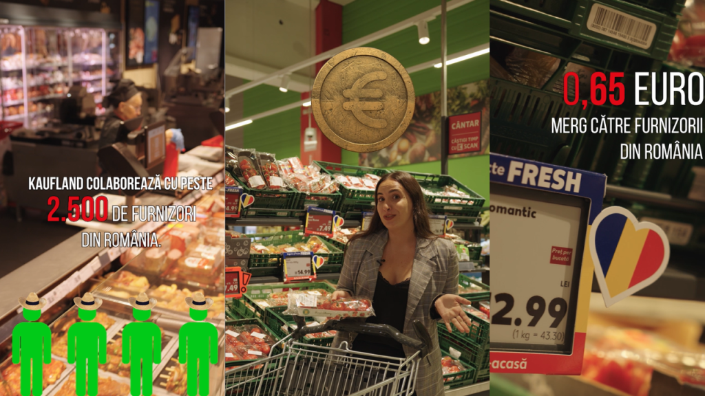 VIDEO: Cât rămâne dintr-un euro la Kaufland în România?
