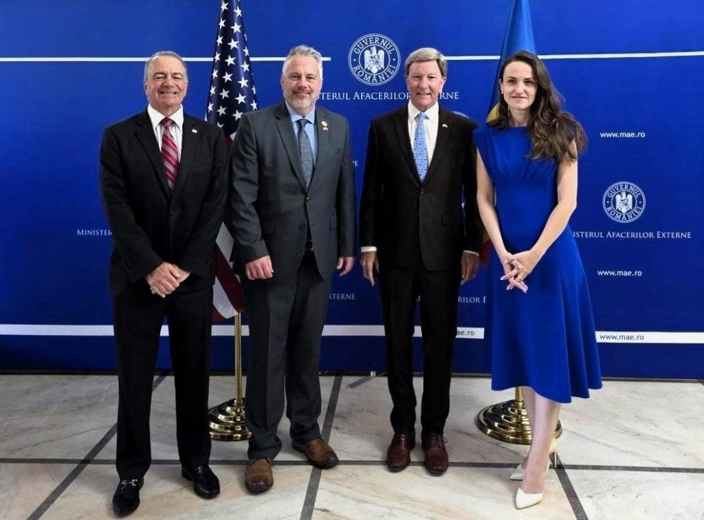 O delegație a Congresului SUA este în România și s-a întâlnit cu Oana Țoiu, anunță MAE. De ce au venit americanii la Ministerul de Externe