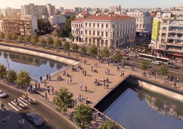 Podul Calicilor peste Dâmbovița, reconstruit după aproape 100 de ani. Proiect de transformare a zonei dintre Piața Unirii și Izvor, în București. Ce scria presa vremii