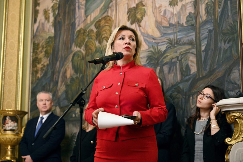 Zaharova: ironic după vizita lui Putin pe insulele, înfuriind Tokyo