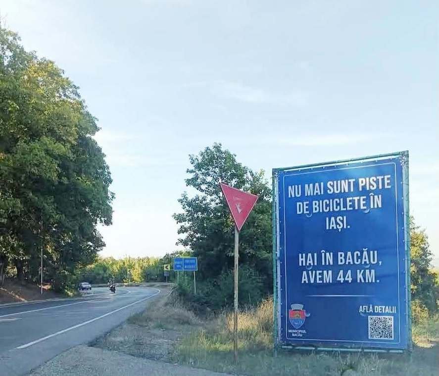 Iași fără piste de biciclete: 44 km în Bacău, reacție furioasă